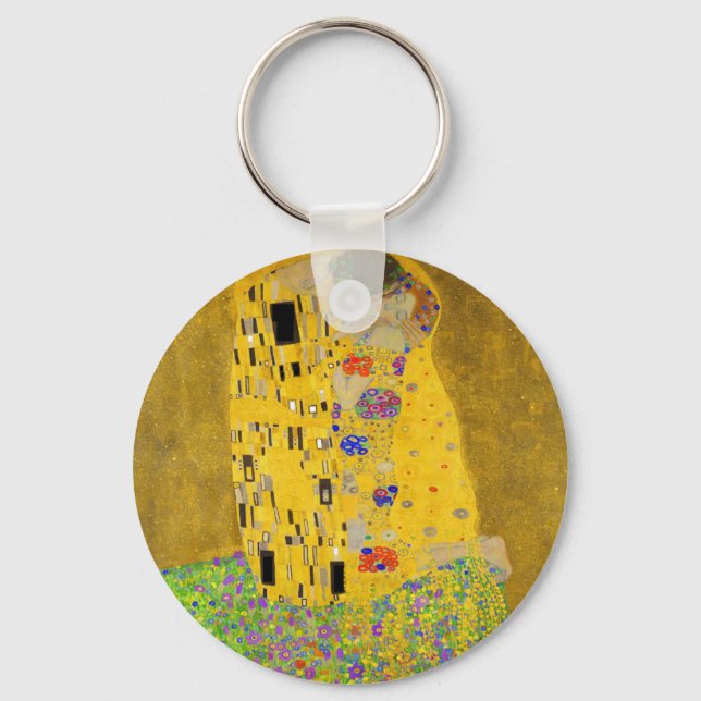 Gustav Klimt The Kiss Key Ring (Front)