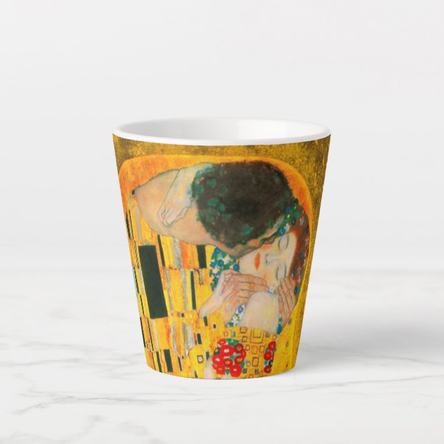 Gustav Klimt The Kiss Latte Mug (Front)