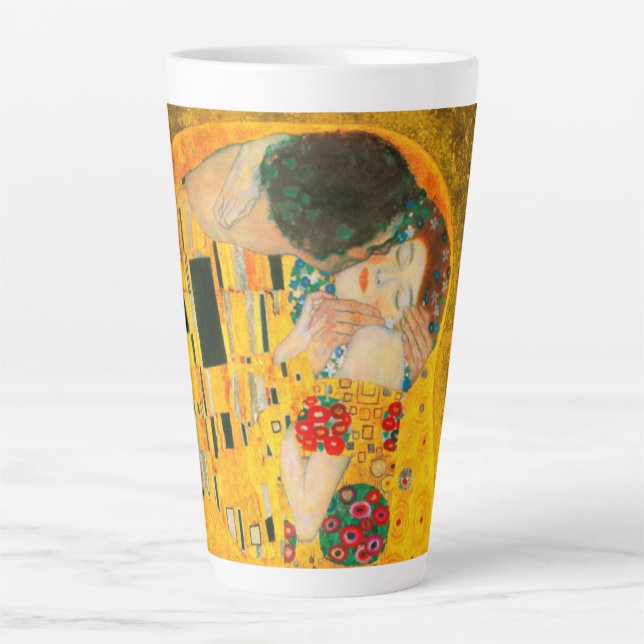Gustav Klimt The Kiss Latte Mug (Front)
