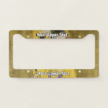 Gustav Klimt - The Kiss Licence Plate Frame<br><div class="desc">The Kiss / Der Kuss - Gustav Klimt in 1907-1908</div>