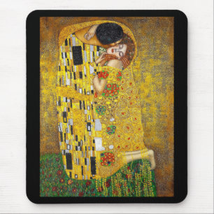 Gustav Klimt , "The Kiss" Mouse Mat