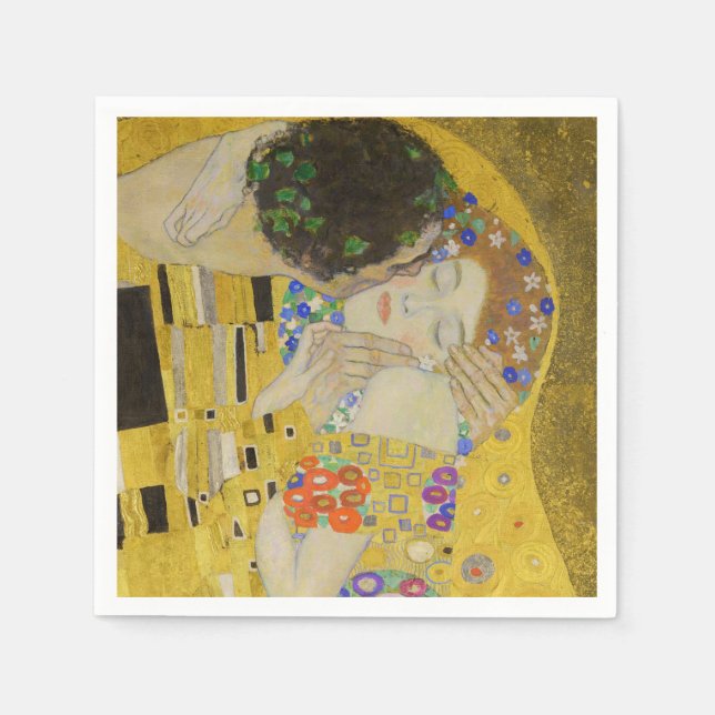 Gustav Klimt - The Kiss Napkin (Front)