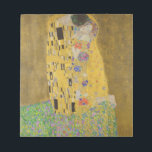 Gustav Klimt "The Kiss" Notepad<br><div class="desc">Gustav Klimt 's masterpiece: "The Kiss". “The Kiss, ” created by the Austrian painter Gustav Klimt. It’s considered to be his most famous work. He painted it between the years 1907 and 1908, which were the highpoint of his “Golden Period, ” when he painted a number of works utilising gold...</div>