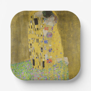 Gustav Klimt - The Kiss Paper Plate