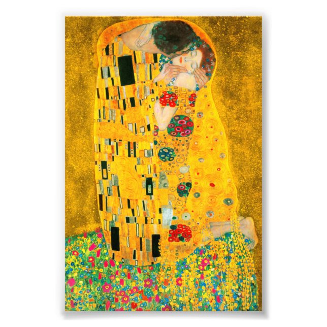 Gustav Klimt The Kiss Photo Print (Front)