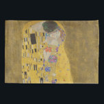 Gustav Klimt The Kiss Pillowcase<br><div class="desc">The Kiss is the most iconic and famous painting by Gustav Klimt. It's a beautiful golden painting of a couple deeply in love sharing a romantic moment of a passionate kiss. Get your high quality gift ideas and wonderful products featuring this wonderful masterpiece. Check out our store fore more Klimt...</div>