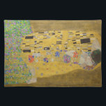 Gustav Klimt "The Kiss" Placemat<br><div class="desc">Gustav Klimt 's masterpiece: "The Kiss". “The Kiss, ” created by the Austrian painter Gustav Klimt. It’s considered to be his most famous work. He painted it between the years 1907 and 1908, which were the highpoint of his “Golden Period, ” when he painted a number of works utilising gold...</div>