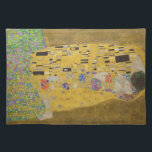 Gustav Klimt "The Kiss" Placemat<br><div class="desc">Gustav Klimt 's masterpiece: "The Kiss". “The Kiss, ” created by the Austrian painter Gustav Klimt. It’s considered to be his most famous work. He painted it between the years 1907 and 1908, which were the highpoint of his “Golden Period, ” when he painted a number of works utilising gold...</div>