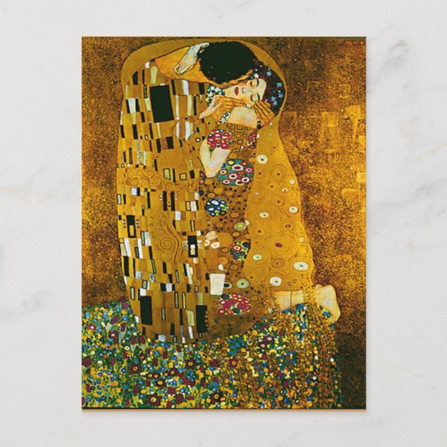 Gustav Klimt - The Kiss Post Card (Front)