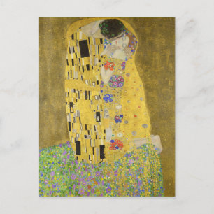 Gustav Klimt The Kiss Postcard