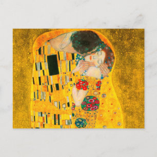 Gustav Klimt The Kiss Postcard