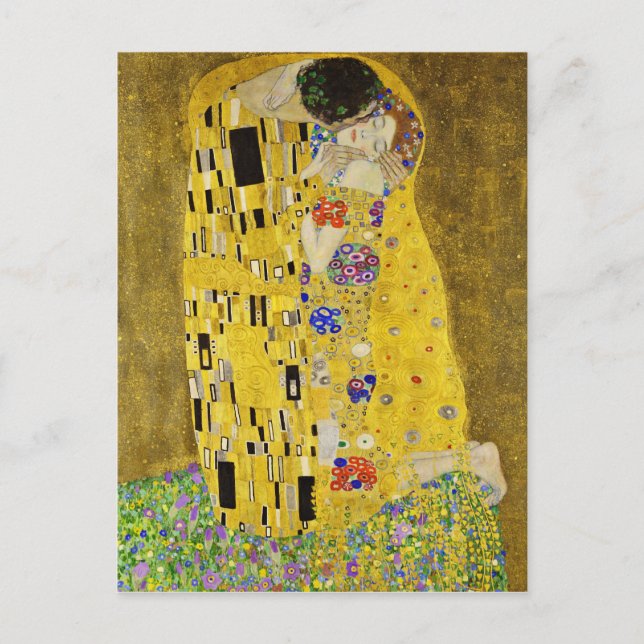 Gustav Klimt - The Kiss Postcard (Front)