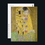 Gustav Klimt - The Kiss Postcard<br><div class="desc">The Kiss / Der Kuss - Gustav Klimt in 1907-1908</div>