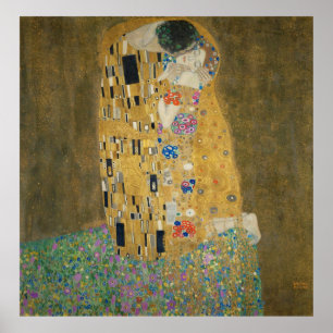 Gustav Klimt - The Kiss Poster