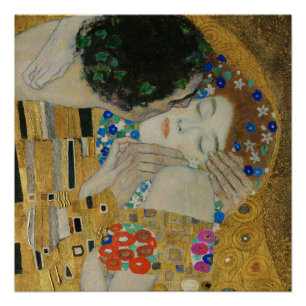Gustav Klimt The Kiss Poster