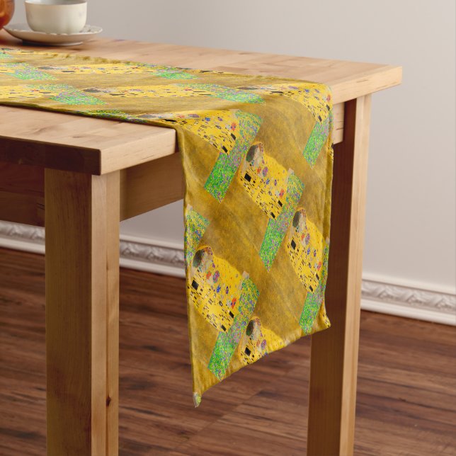 Gustav Klimt The Kiss Short Table Runner (In Situ)