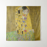 Gustav Klimt - The Kiss Tapestry<br><div class="desc">The Kiss / Der Kuss - Gustav Klimt in 1907-1908</div>