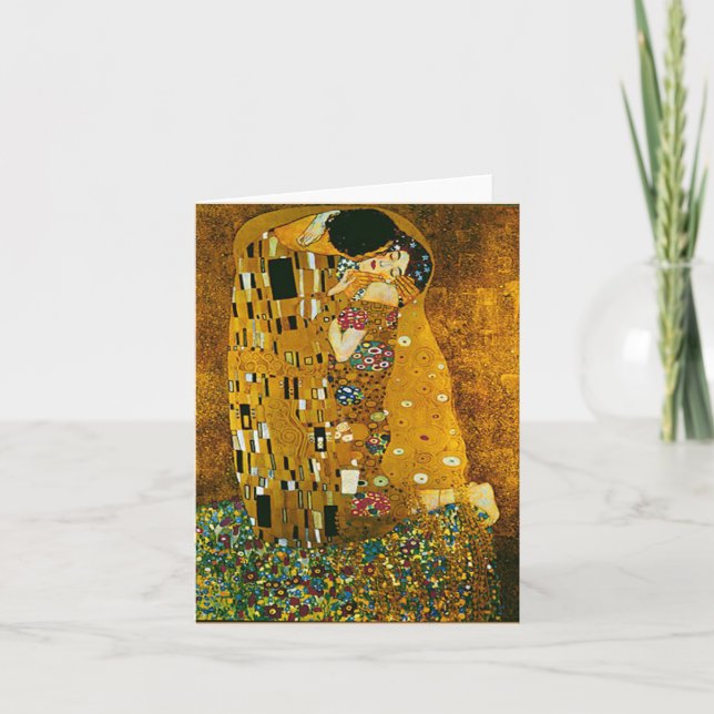 Gustav Klimt - The Kiss  Thank You Card (Front)