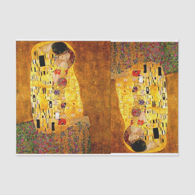 Gustav Klimt, The Kiss,   Tissue Paper (Front)
