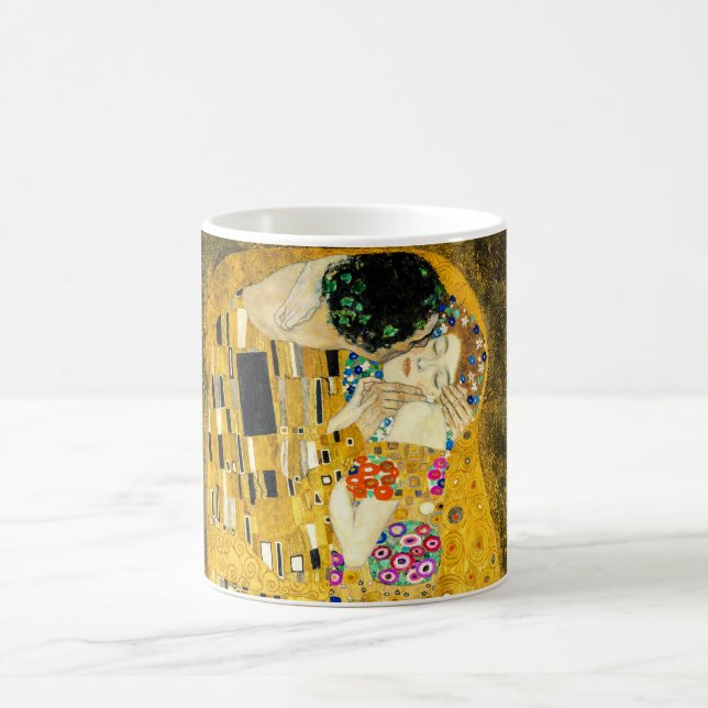 Gustav Klimt - The Kiss / Valentine's Day Magic Mug (Center)
