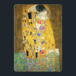 Gustav Klimt The Kiss Vintage Art Nouveau Painting<br><div class="desc">Gustav Klimt The Kiss Vintage Art Nouveau Painting The Kiss (In German: Der Kuss) was painted by the Austrian Symbolist painter Gustav Klimt between 1907 and 1908, the highpoint of his Golden Period, when he painted a number of works in a similar gilded style. The painting is widely considered a...</div>