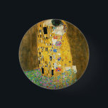 Gustav Klimt The Kiss Vintage Art Nouveau Painting 3 Cm Round Badge<br><div class="desc">Gustav Klimt The Kiss Vintage Art Nouveau Painting The Kiss (In German: Der Kuss) was painted by the Austrian Symbolist painter Gustav Klimt between 1907 and 1908, the highpoint of his Golden Period, when he painted a number of works in a similar gilded style. The painting is widely considered a...</div>