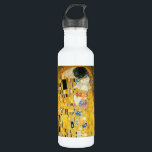 Gustav Klimt The Kiss Vintage Art Nouveau Painting 710 Ml Water Bottle<br><div class="desc">Gustav Klimt The Kiss Vintage Art Nouveau Painting The Kiss (In German: Der Kuss) was painted by the Austrian Symbolist painter Gustav Klimt between 1907 and 1908, the highpoint of his Golden Period, when he painted a number of works in a similar gilded style. The painting is widely considered a...</div>