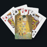 Gustav Klimt The Kiss Vintage Art Nouveau Painting Playing Cards<br><div class="desc">Gustav Klimt The Kiss Vintage Art Nouveau Painting The Kiss (In German: Der Kuss) was painted by the Austrian Symbolist painter Gustav Klimt between 1907 and 1908, the highpoint of his Golden Period, when he painted a number of works in a similar gilded style. The painting is widely considered a...</div>