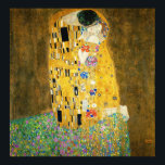 Gustav Klimt The Kiss Vintage Art Nouveau Painting Poster<br><div class="desc">Gustav Klimt The Kiss Vintage Art Nouveau Painting The Kiss (In German: Der Kuss) was painted by the Austrian Symbolist painter Gustav Klimt between 1907 and 1908, the highpoint of his Golden Period, when he painted a number of works in a similar gilded style. The painting is widely considered a...</div>