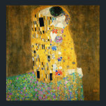 Gustav Klimt The Kiss Vintage Art Nouveau Painting Poster<br><div class="desc">Gustav Klimt The Kiss Vintage Art Nouveau Painting The Kiss (In German: Der Kuss) was painted by the Austrian Symbolist painter Gustav Klimt between 1907 and 1908, the highpoint of his Golden Period, when he painted a number of works in a similar gilded style. The painting is widely considered a...</div>