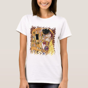 Gustav Klimt - The Kiss - Vintage Art Nouveau T-Shirt