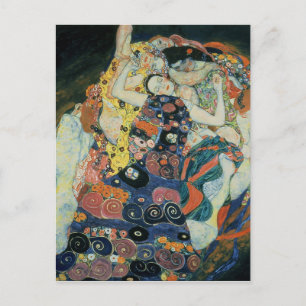 Gustav Klimt : "the Maiden" Postcard