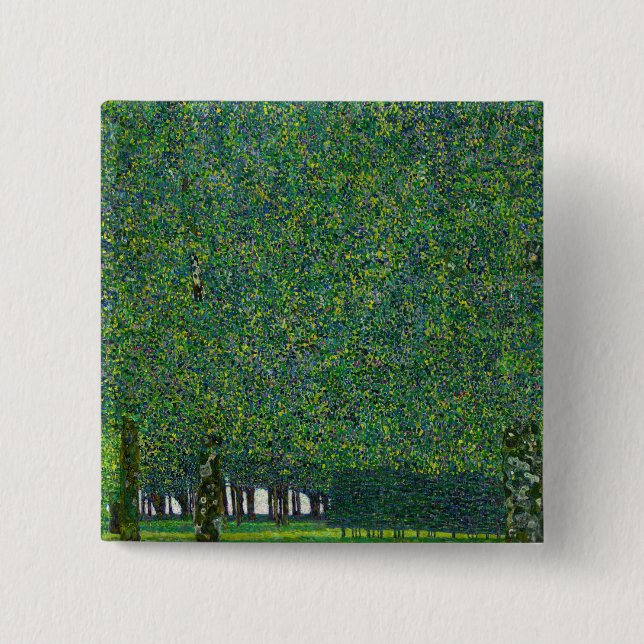 Gustav Klimt - The Park 15 Cm Square Badge (Front)