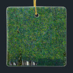 Gustav Klimt - The Park Ceramic Ornament<br><div class="desc">The Park - Gustav Klimt,  Oil on Canvas,  1910</div>