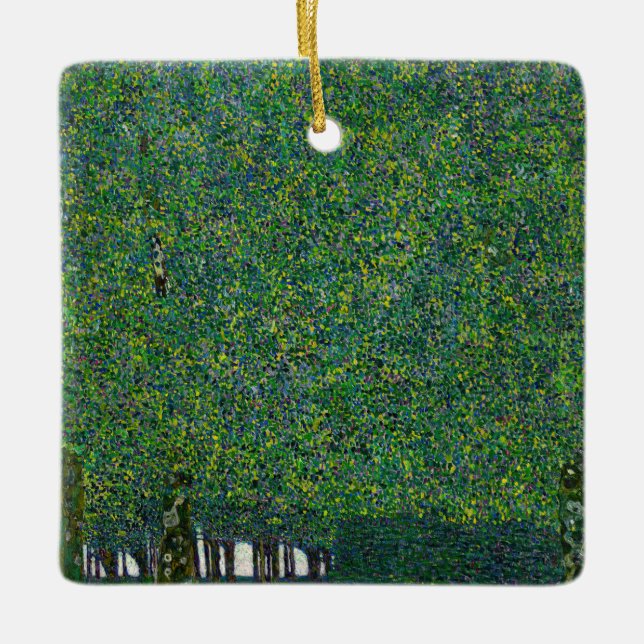 Gustav Klimt - The Park Ceramic Ornament (Front)