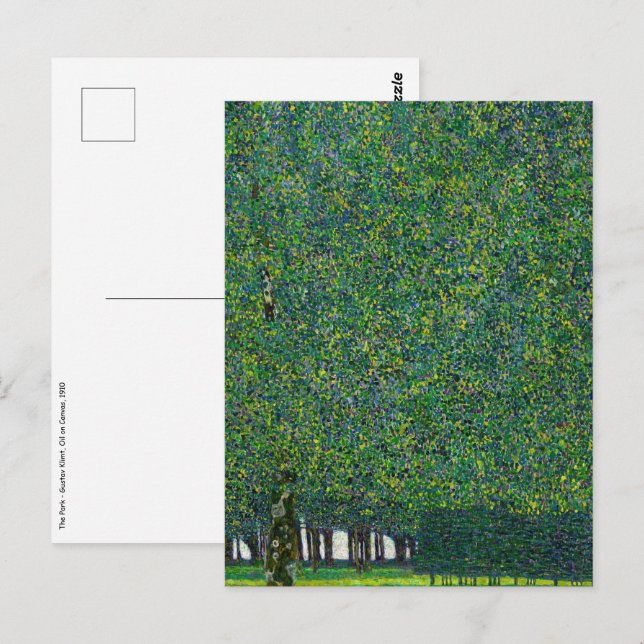 Gustav Klimt - The Park Postcard (Front/Back)