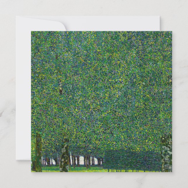 Gustav Klimt - The Park Thank You Card (Front)