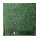 Gustav Klimt - The Park Tile<br><div class="desc">The Park - Gustav Klimt,  Oil on Canvas,  1910</div>