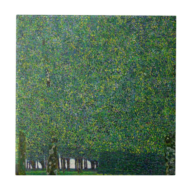 Gustav Klimt - The Park Tile (Front)