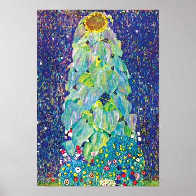 Gustav Klimt - The Sunflower Fine Art Painting Poster (Front)