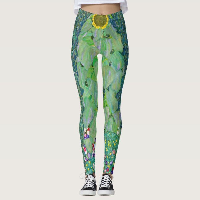 Gustav Klimt - The Sunflower Leggings (Front)