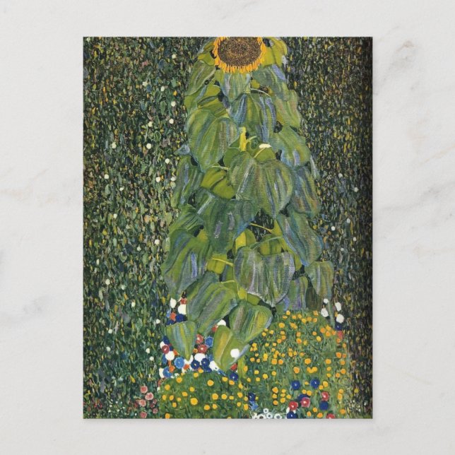Gustav Klimt- The Sunflower Postcard (Front)