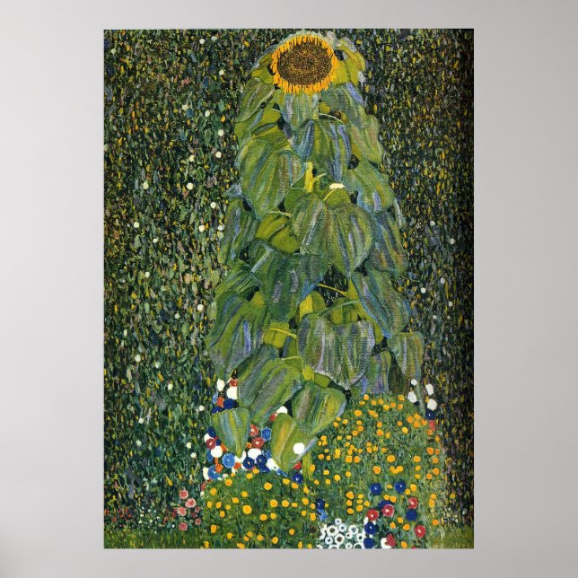 Gustav Klimt 'The Sunflower' Poster (Front)