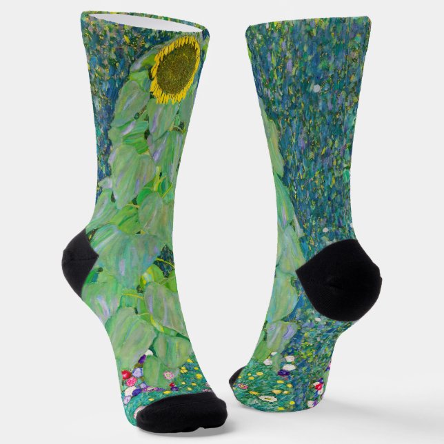 Gustav Klimt - The Sunflower Socks (Angled)