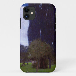 Gustav Klimt The Tall Poplar Trees iPhone 11 Case