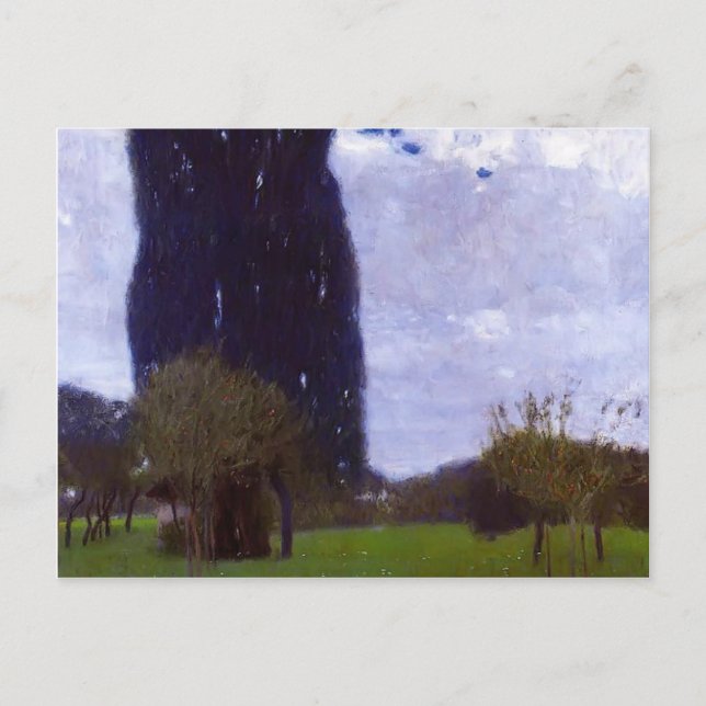 Gustav Klimt- The Tall Poplar Trees II Postcard (Front)