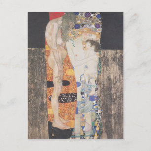 Gustav Klimt- The Three Ages of Woman Postcard