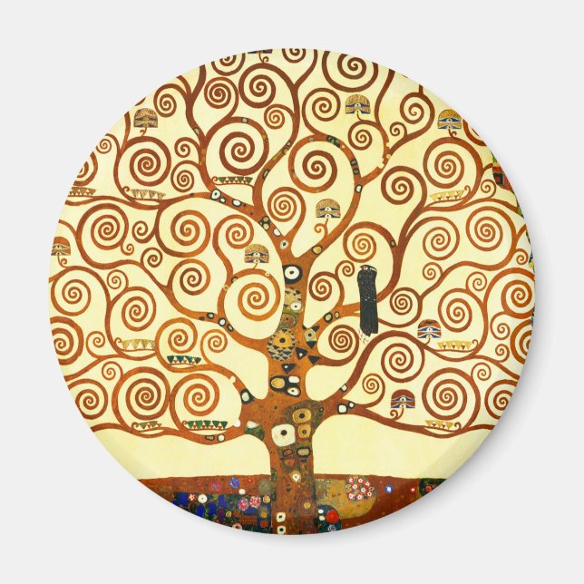 Gustav Klimt The Tree of Life Fine Art Magnet (Front)