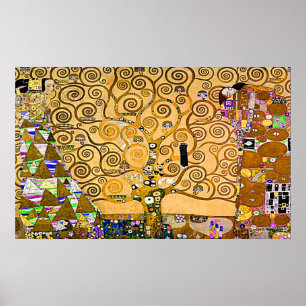 Gustav Klimt 'The Tree Of Life' Poster