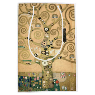 Gustav Klimt - The Tree of Life, Stoclet Frieze Medium Gift Bag